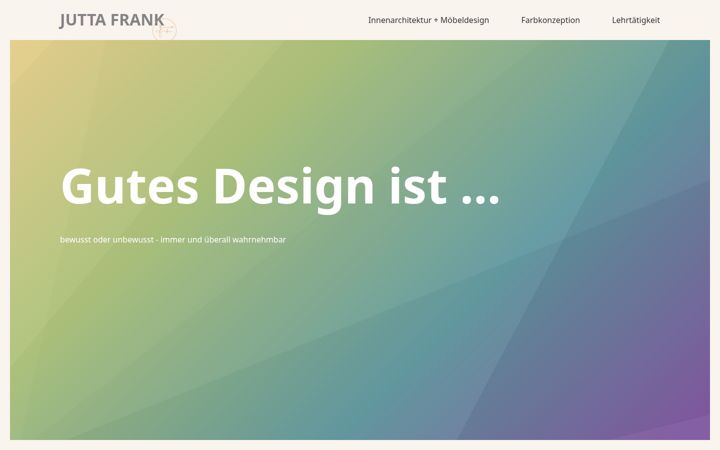 Screenshot of juttafrank.de
