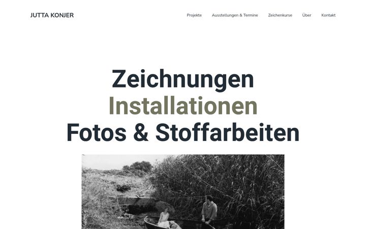 Screenshot of juttakonjer.de
