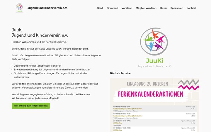 Screenshot of juuki-hohenwart.de