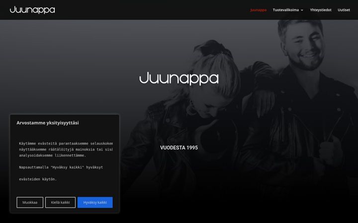 Screenshot of juunappa.com