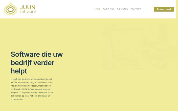 Screenshot of juunsoftware.nl