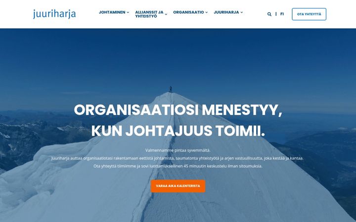 Screenshot of juuriharja.fi