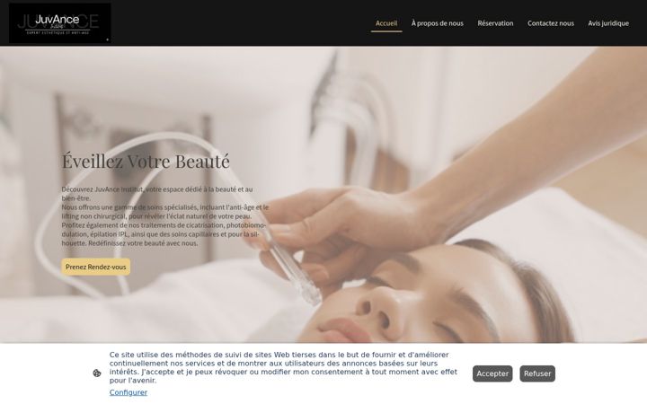 Screenshot of juvance.fr