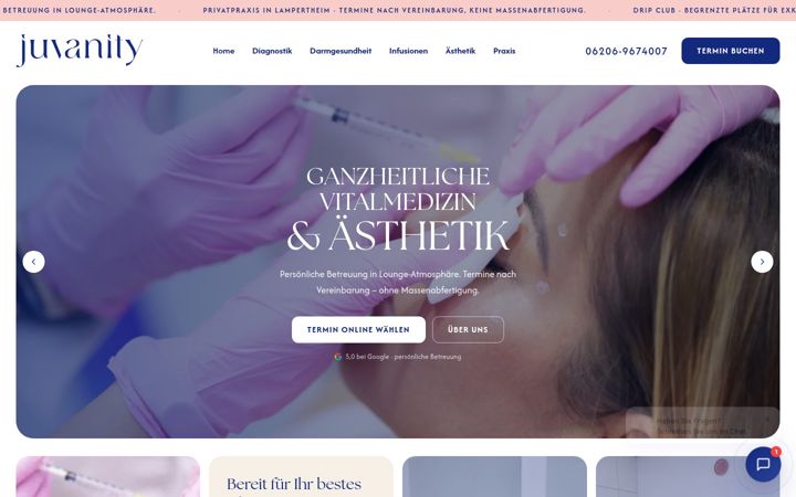 Screenshot of juvanity.de