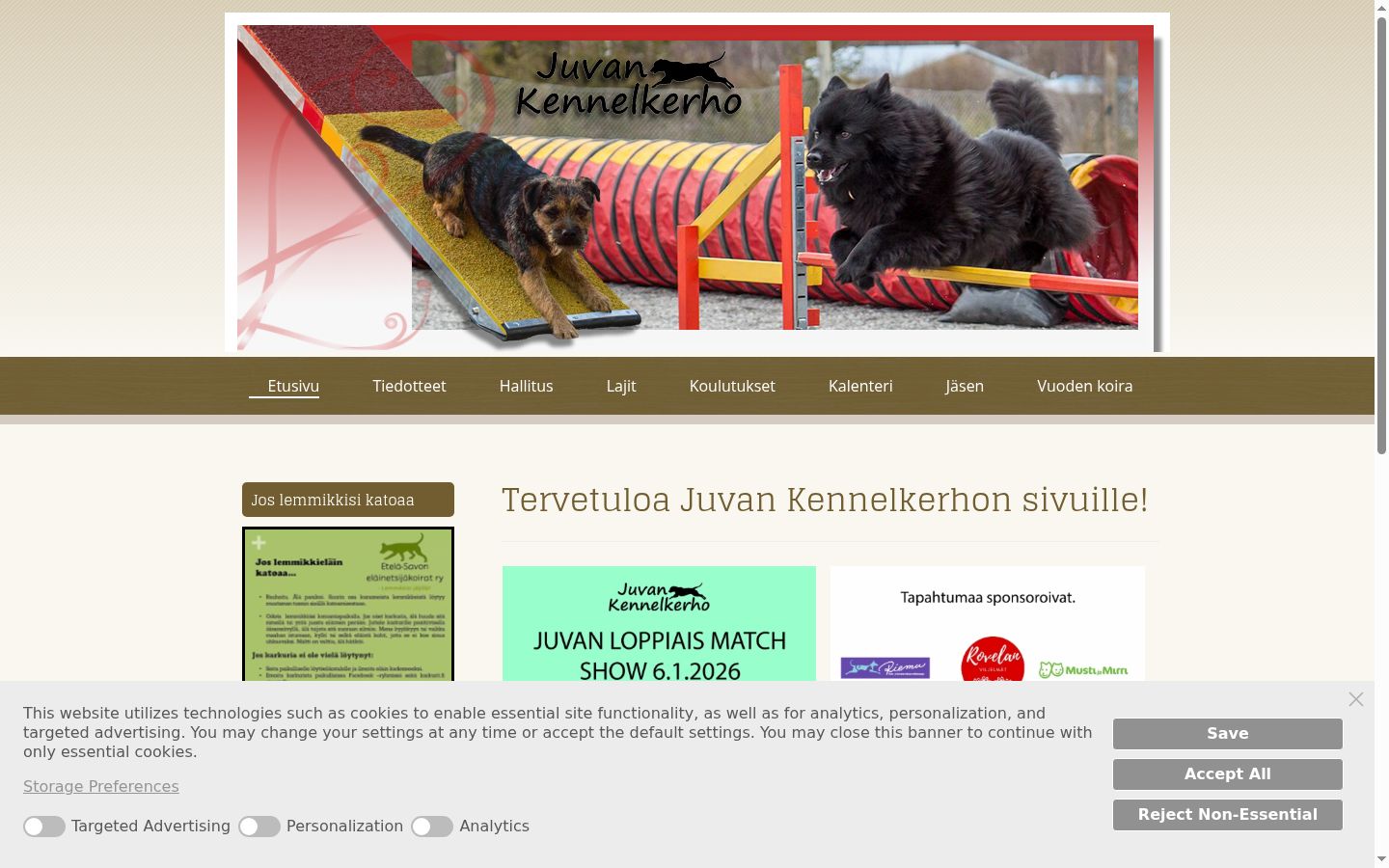Zrzut ekranu banera zgody wyświetlanego przed jakąkolwiek interakcją