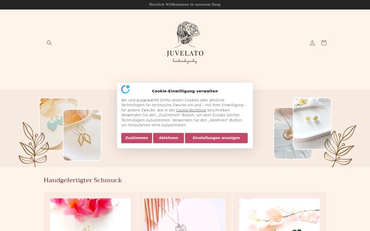 Screenshot of juvelato.de