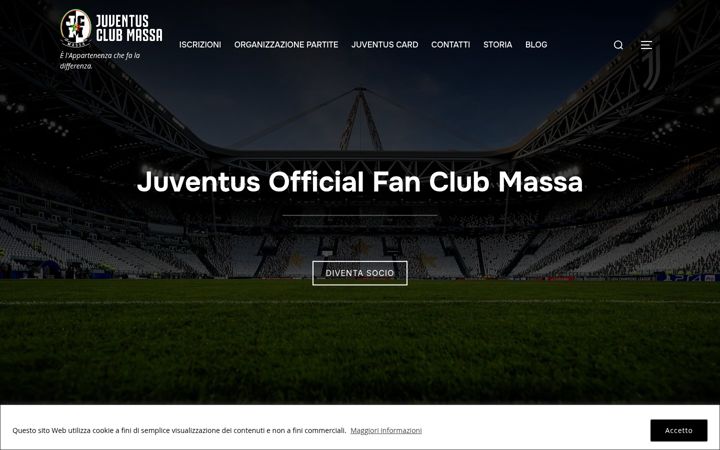 Screenshot of juventusclubmassa.it