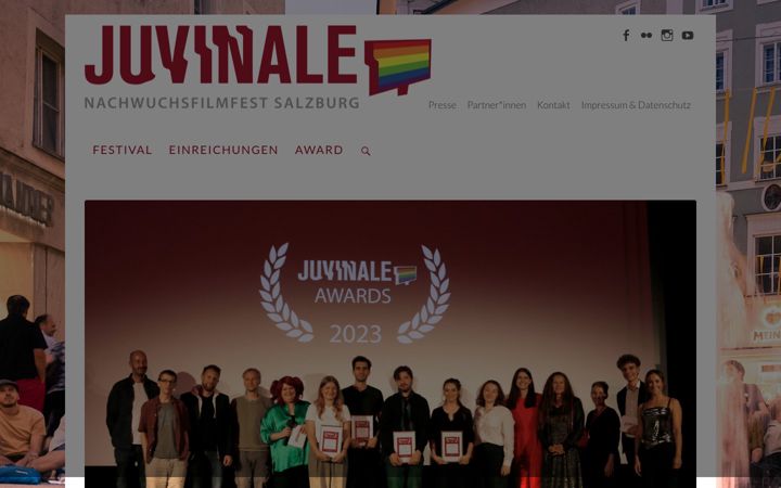 Screenshot of juvinale.at