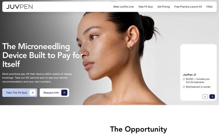 Screenshot of juvpen.com