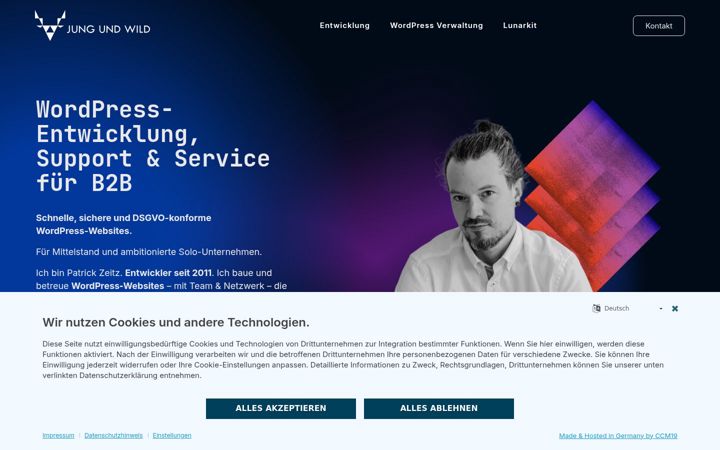 Screenshot of juw-design.de