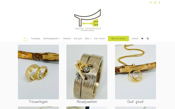 Screenshot of juwelen-handgemaakt.be