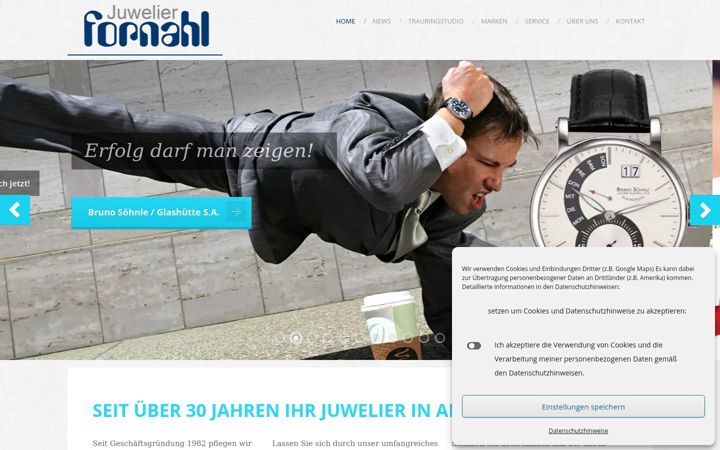 Screenshot of juwelier-fornahl.de