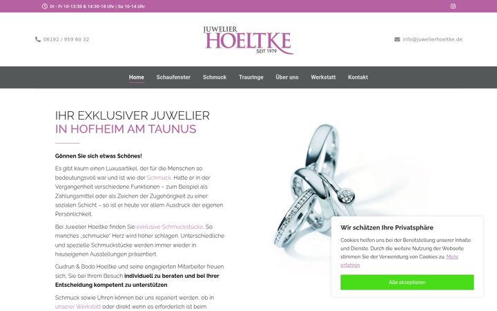 Screenshot of juwelier-hoeltke.de