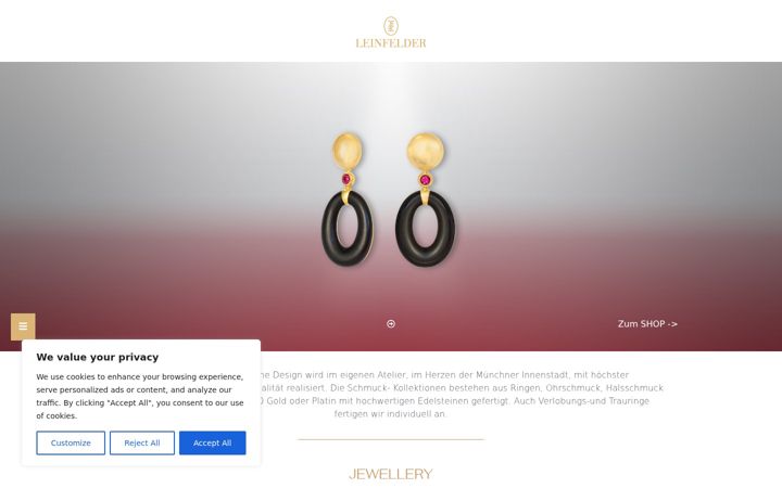 Screenshot of juwelier-leinfelder.de
