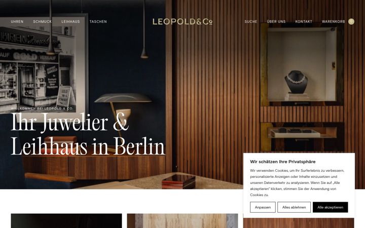 Screenshot of juwelier-leopold.de