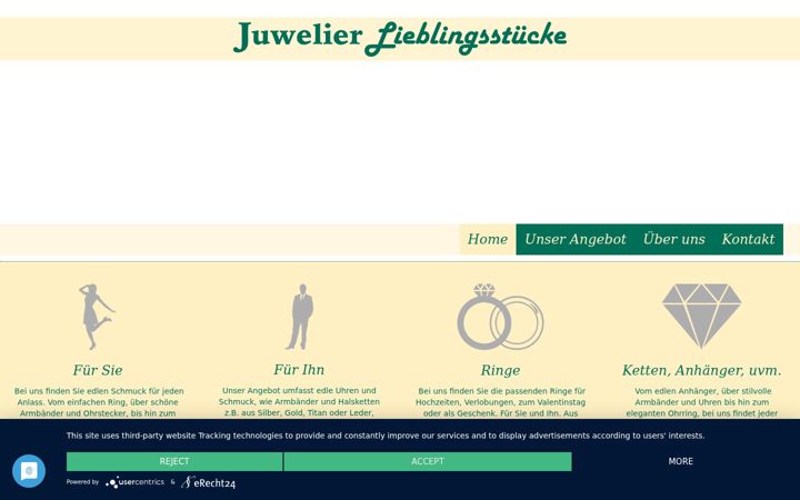 Screenshot of juwelier-lieblingsstuecke.de