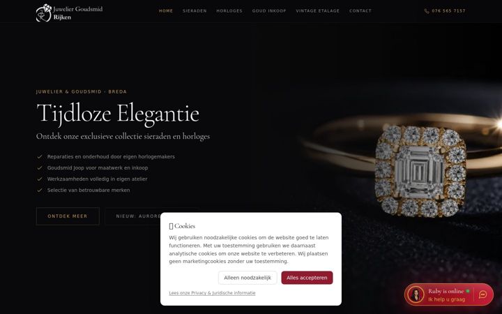 Screenshot of juwelier-rijken.nl