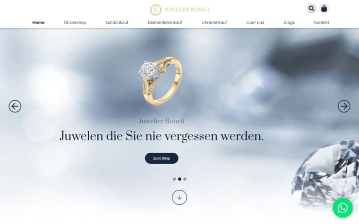 Screenshot of juwelier-roneli.at