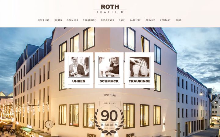 Screenshot of juwelier-roth.de