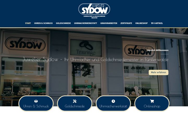 Screenshot of juwelier-sydow.de