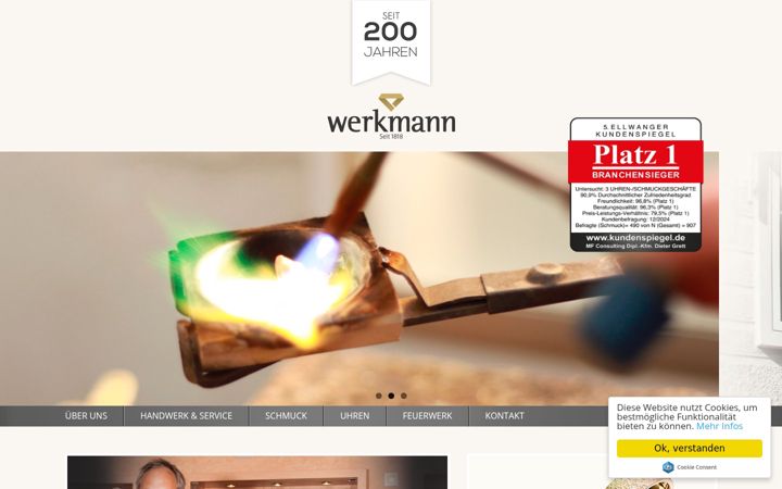 Screenshot of juwelier-werkmann.de