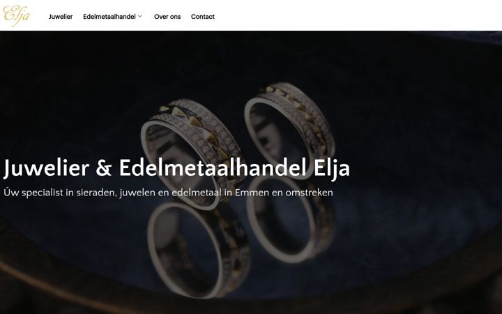 Екранна снимка на juwelierelja.nl