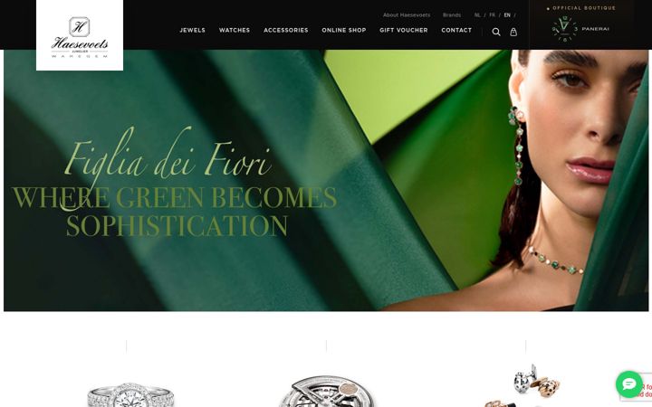Screenshot of juwelierhaesevoets.com