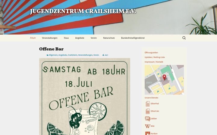 Screenshot of juze-cr.de