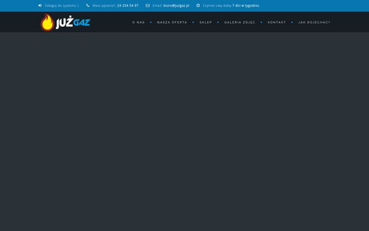Screenshot of juzgaz.pl