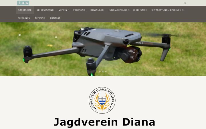 Screenshot of jv-diana.de