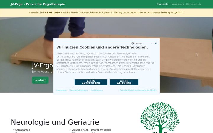 Screenshot of jv-ergo.de
