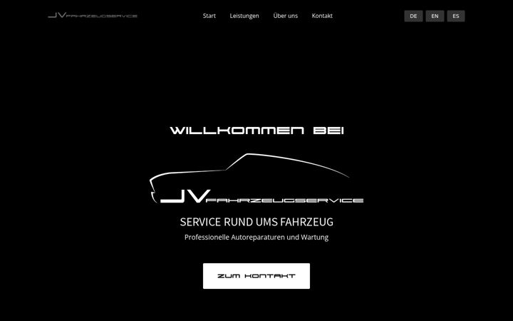 Screenshot of jv-fahrzeugservice.de