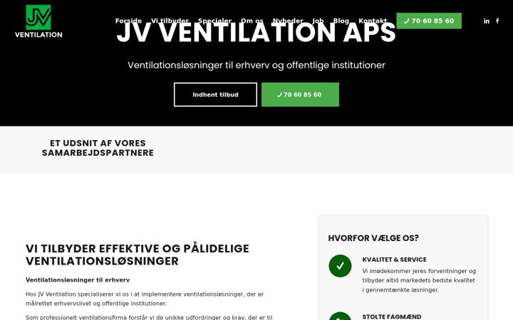 Képernyőkép: jv-ventilation.dk