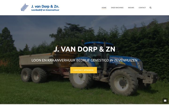 Screenshot of jvandorp.nl