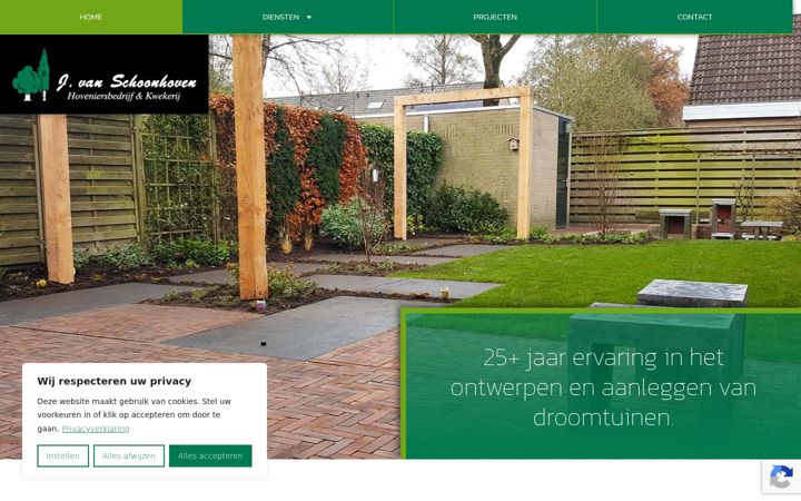 Screenshot of jvanschoonhoven.nl