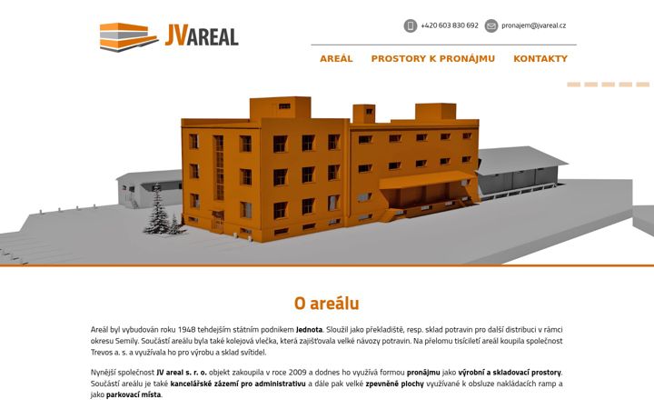 Screenshot of jvareal.cz