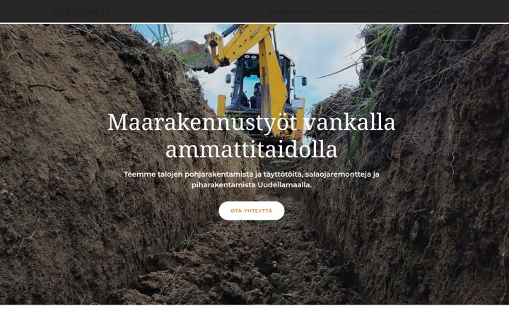 Screenshot stránky jvasema.fi