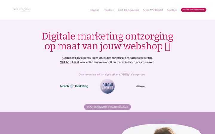 Screenshot of jvb-digital.com