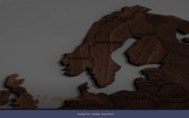 Screenshot of jvg-international.com