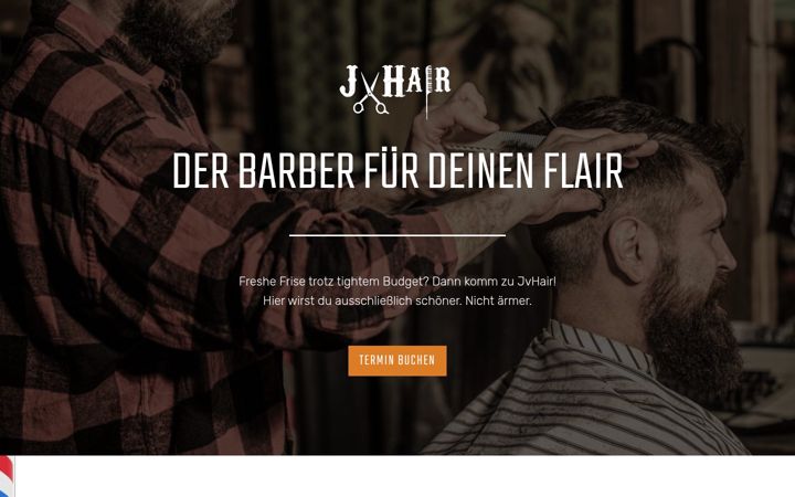 Screenshot of jvhair.de