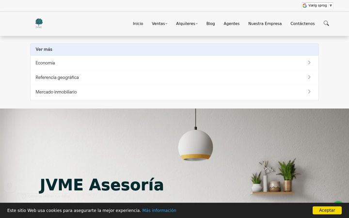 Screenshot of jvmeasesoria.com