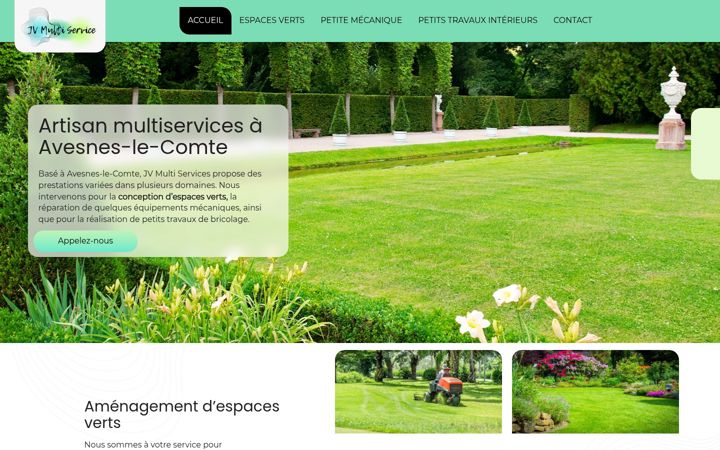 Screenshot of jvmultiservice.fr