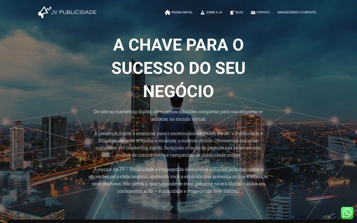 Screenshot of jvpublicidade.com.br