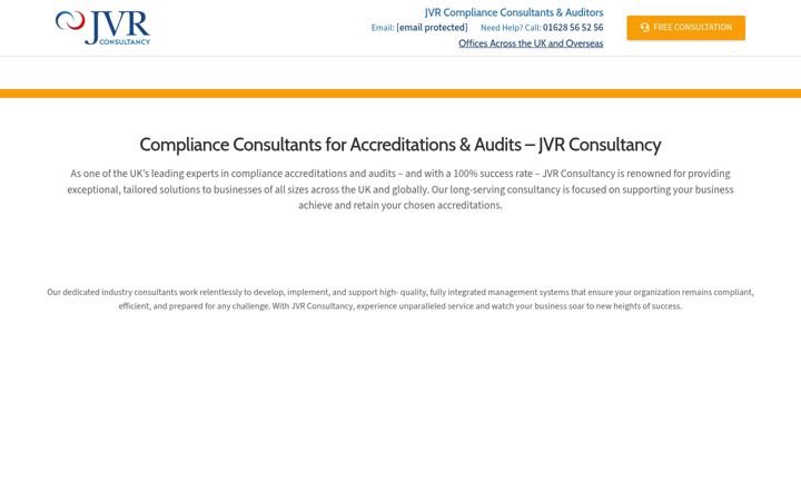 Screenshot of jvrconsultancy.com