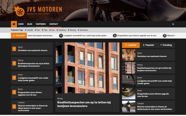 Screenshot of jvs-motoren.nl