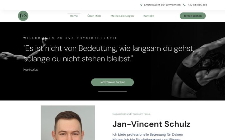 Screenshot of jvs-physio.de