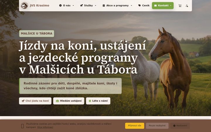 Screenshot of jvskrasimo.cz