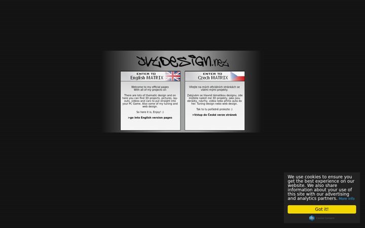 Screenshot of jvtdesign.net