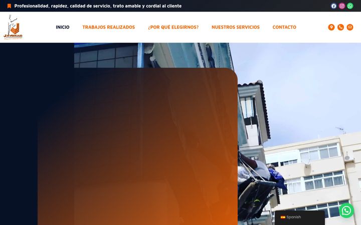 Screenshot of jvverticales.es