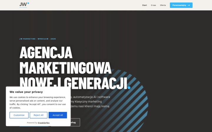 Screenshot of jw-marketing.pl